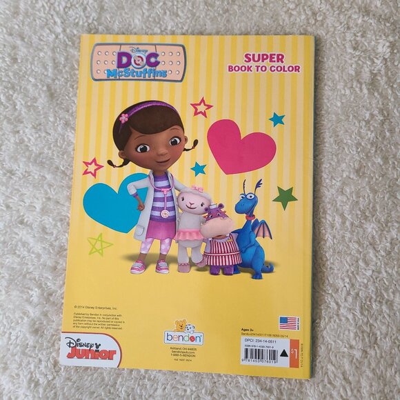 5/$20 Disney Junior Doc McStuffins Book and Two Coloring Books - Picture 7 of 7